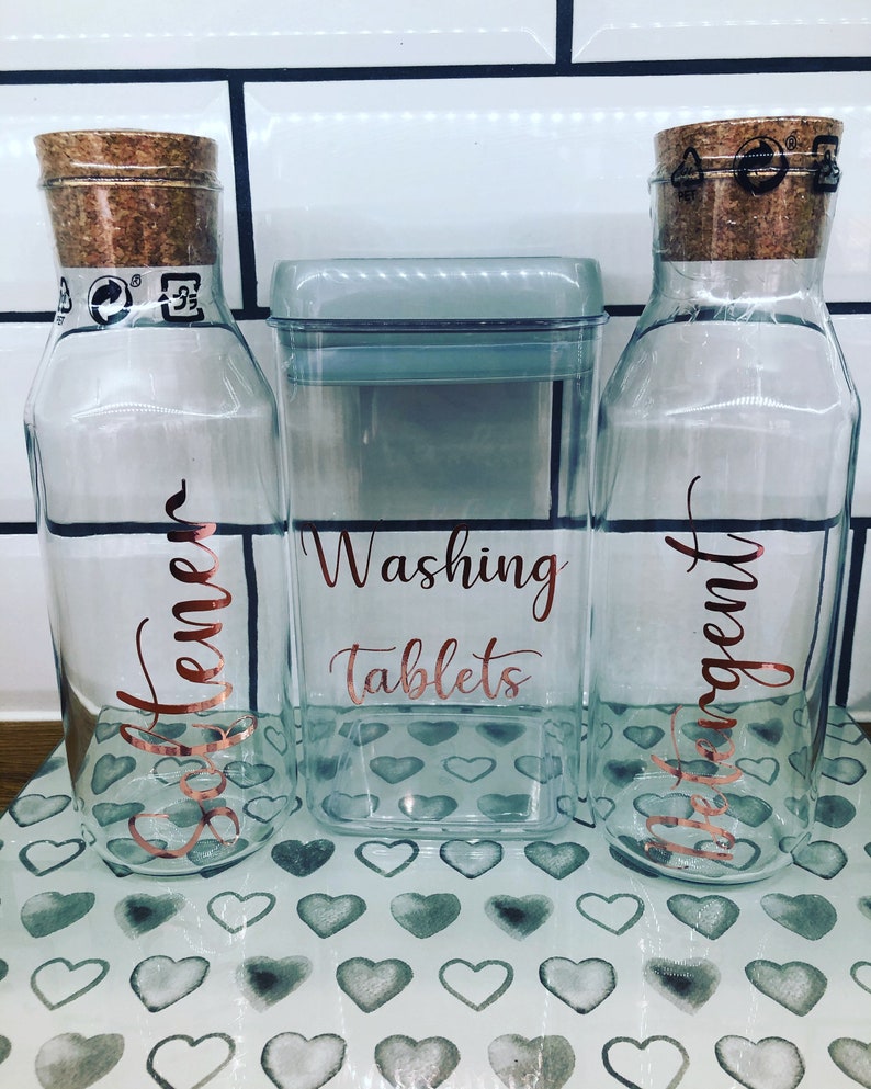 Personalised Glass Bottles Etsy