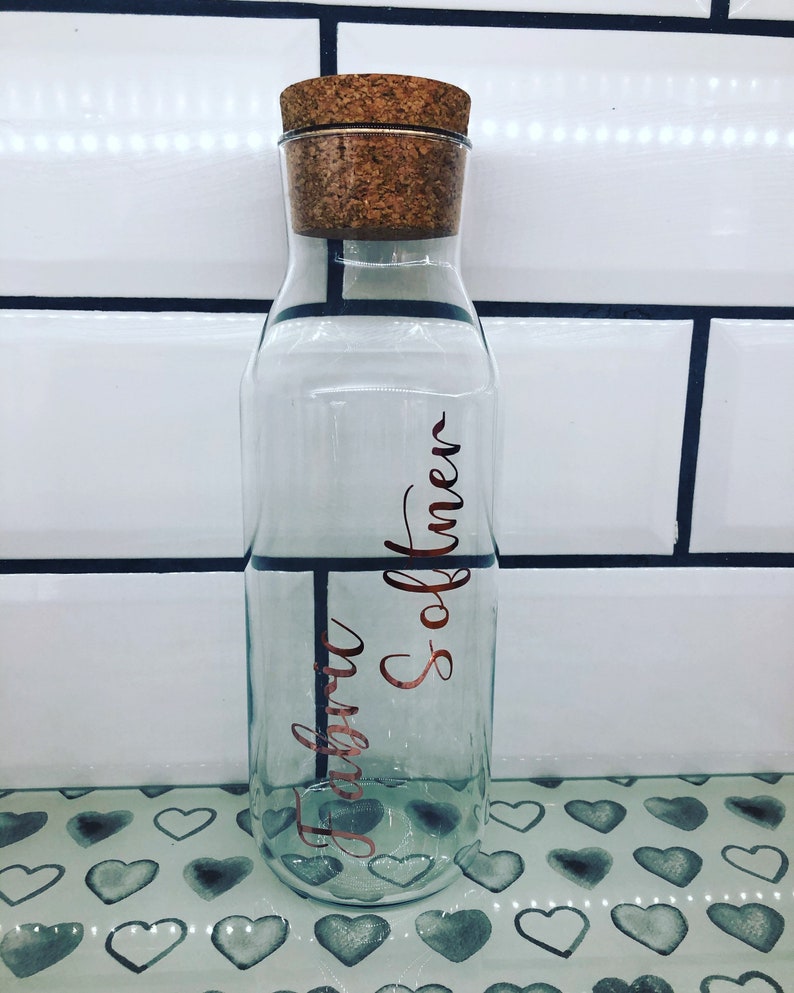 Personalised Glass Bottles Etsy