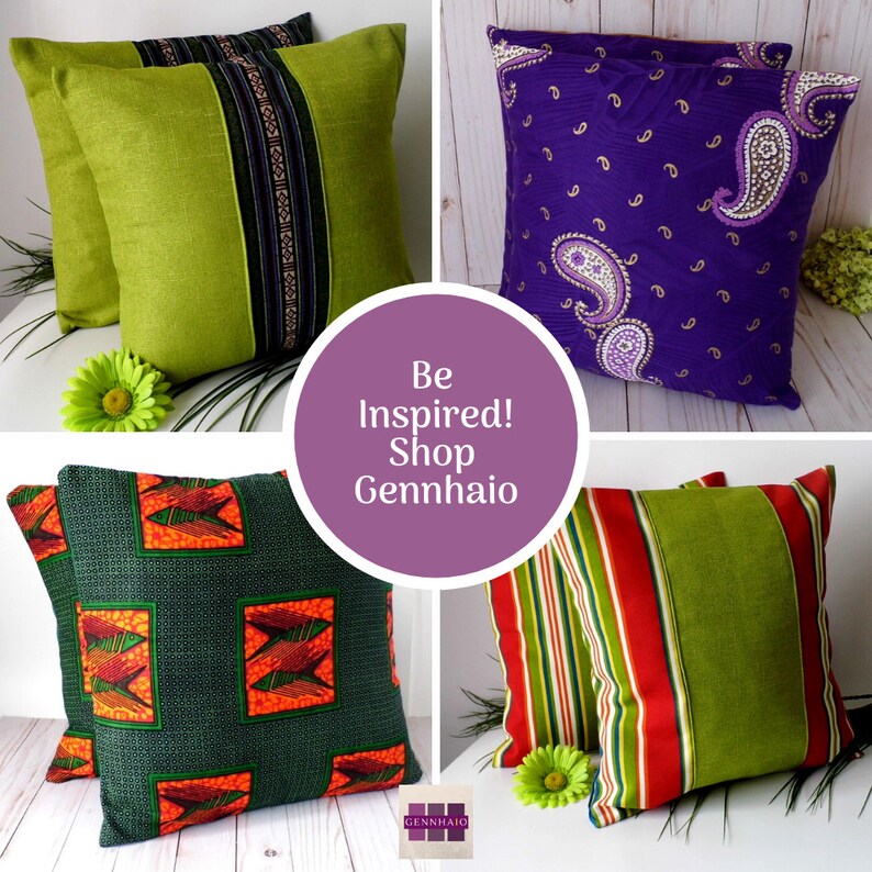 Lime Green Pillow Covers 15 x 15 Pillow Cover A127 Etsy