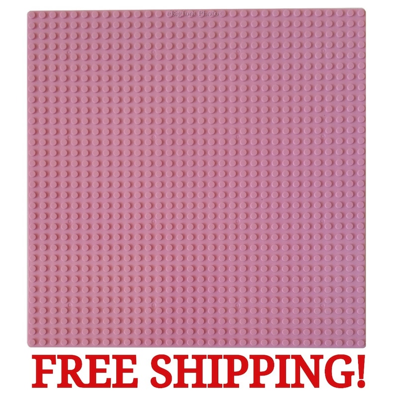 1 Pink 10x10-inch 32x32-stud Brick Building Base Plate For LEGO