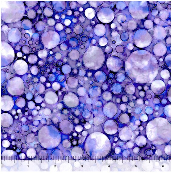 QT Fabrics Periwinkle by Dan Morris 28632V Dots Fabric BTHY Etsy