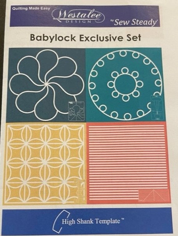 Quilting Craft Supplies & Tools Sewing & Fiber Westalee Design High Shank 5 Piece Ruler Kit WT