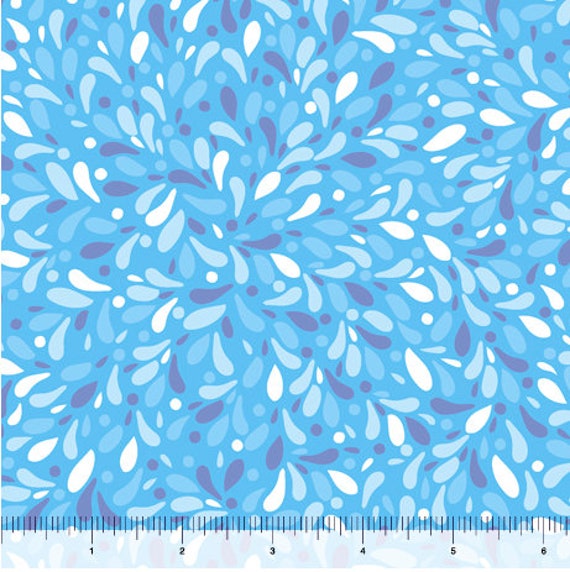 by QT Fabrics Whale of a Time Flower Power 28100-K