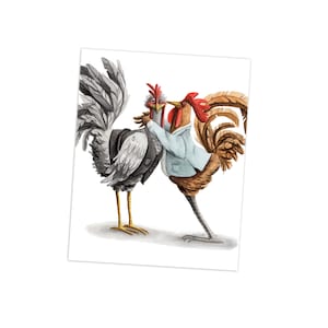 Gay Huhn Hochzeitskarte