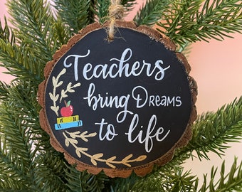 World’s Best Teacher Christmas Ornament | Teacher Appreciation Gift