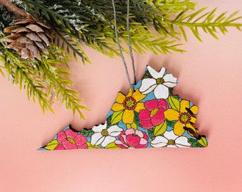Virginia Native Flower Ornament | Christmas | Gift | Gift Idea