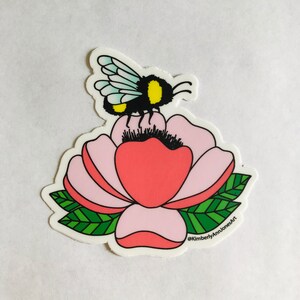 Bee Sticker | Water bottle, Laptop, Gift