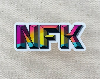 NFK Virginia Sticker| Gift | water bottle sticker | laptop decal