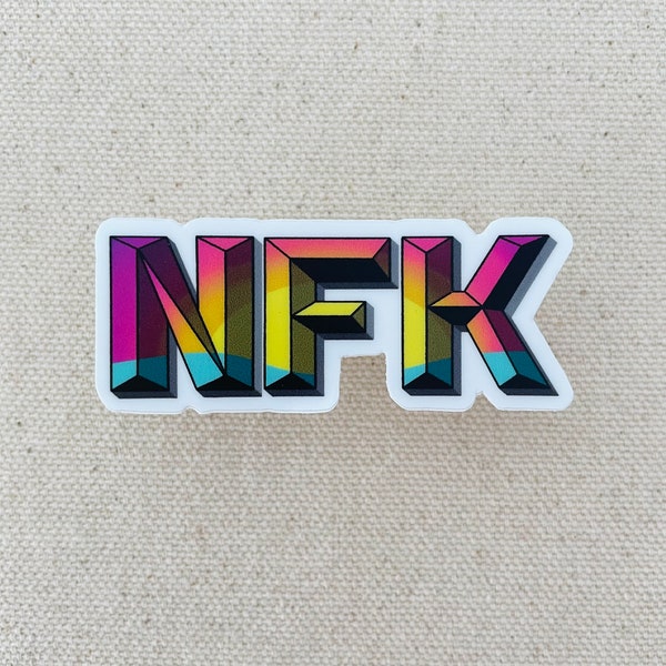 NFK Virginia Sticker| Gift | water bottle sticker | laptop decal