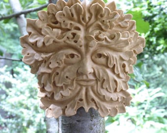 Winchester Cathedral Green Man ~ Targa Da Parete Greenman ~ Giardino O Winchester Cathedral Green Man ~ Targa Da Parete Greenman ~ Giardino O