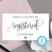 Editable Registry Card Insert, Printable Registry Card Bridal Shower, Registry Card Template ...
