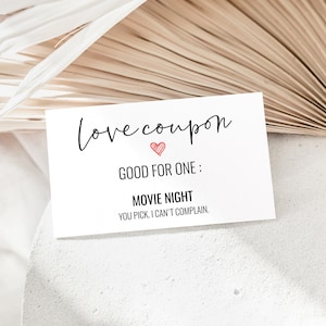 Editable Coupon Book For Boyfriend, Coupon Book Template, Coupon Book Ideas, Coupon Book For Husband, Coupon Book For Him, Love Coupons DIY