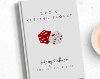 Game Night Score Book Personalized