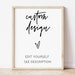 Editable Sign Template, Printable Party Signs, Custom Sign Maker ...