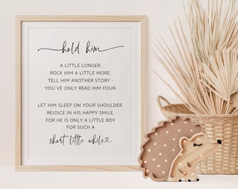 HOLD HIM A Little Longer Print or Canvas - Etsy