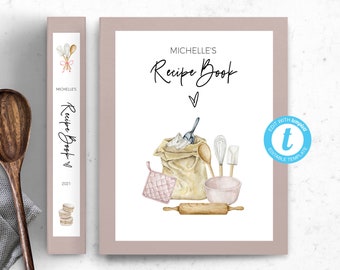Edit Yourself Recipe Book Template Recipe Book Digital Kit Etsy Australia