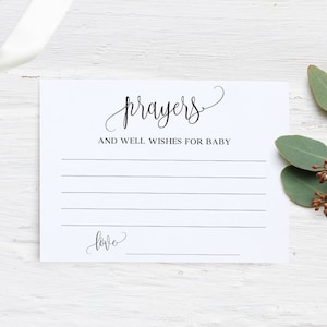 Oraciones y buenos deseos para un bebé, Oraciones y buenos deseos, Oraciones para un bebé recién nacido y su madre, Tarjetas de oración para baby shower, Tarjetas de oración para el bautismo