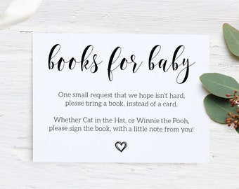 Books For Baby Wording, Book For Baby Shower Instead Of Card, Book Request Template, One Small Request That We Hope Isn't Hard, Please Bring