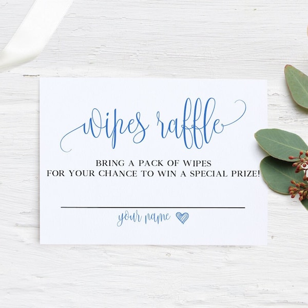 Wipe Raffle - Etsy