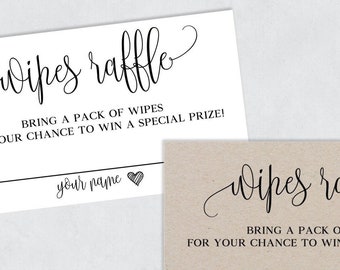 Diaper Raffle Sign Printable Cute Diaper Raffle Sign for Baby - Etsy