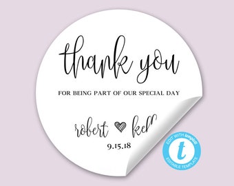 thank you sticker etsy