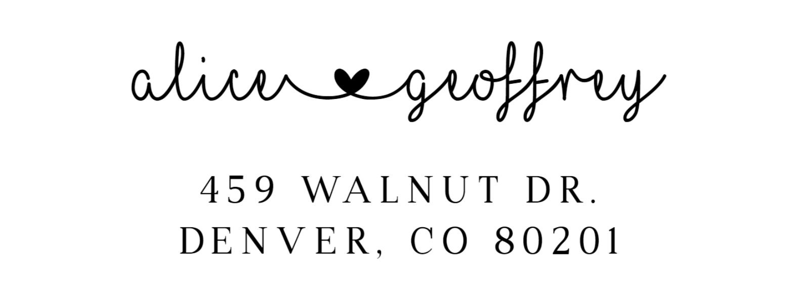 Etiquetas de remitente personalizadas: Pegatinas elegantes para bodas  (descarga digital) - Etsy México, image size:1575x600