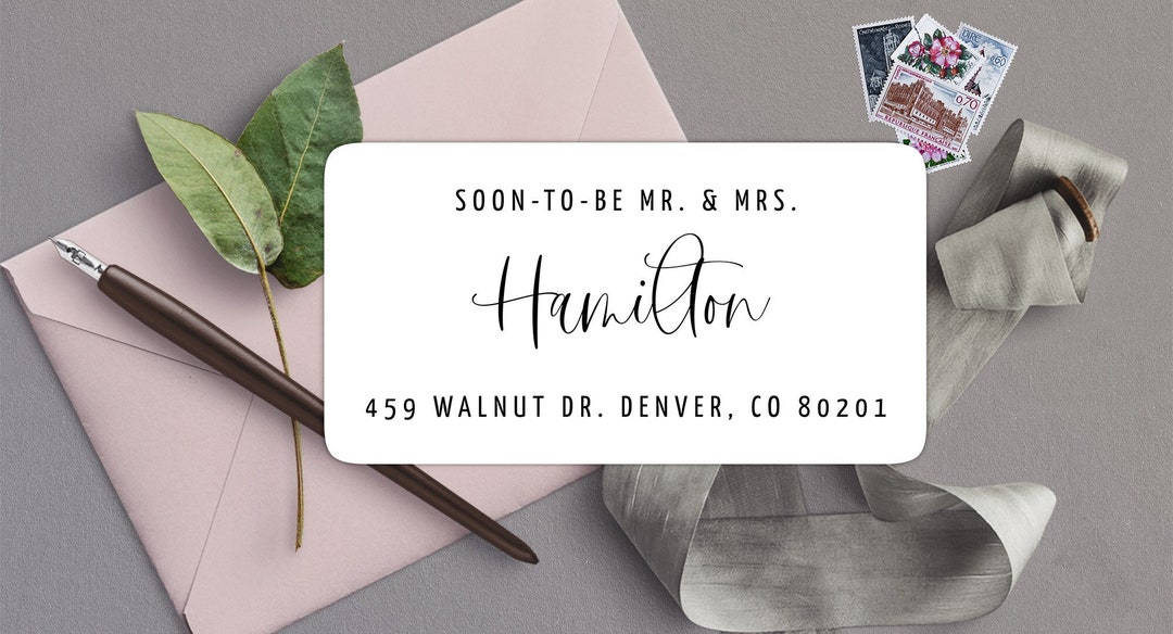 Custom Return Address Labels, Return Address Avery Labels, Wedding Address Label Template ...