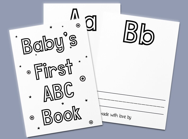 Baby S First Abc Book Game Shower Image 0