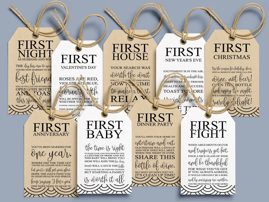 9 Milestone Wine Labels Printable, Milestone Wine Tags Bridal Shower ...