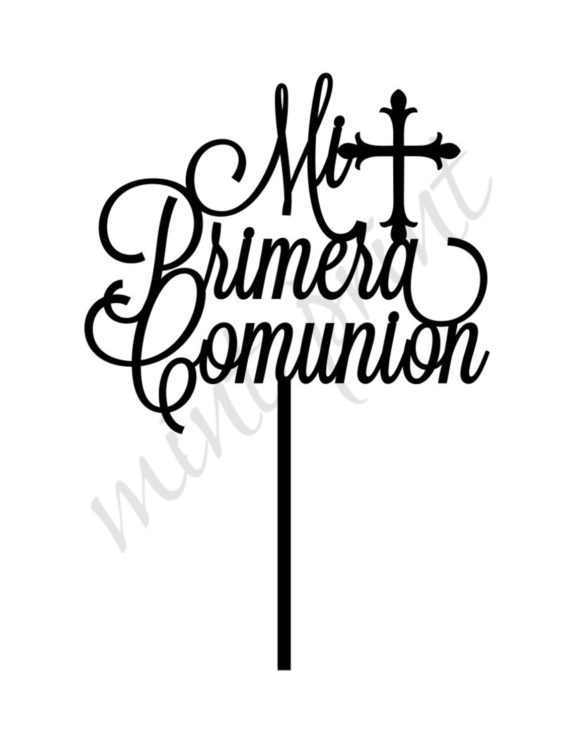 Mi Primera Comunion Cake Topper First Communion Cake Topper | Etsy