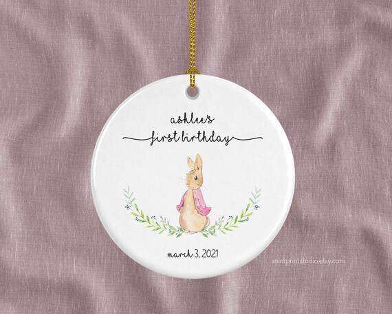 Baby's first sale birthday ornament