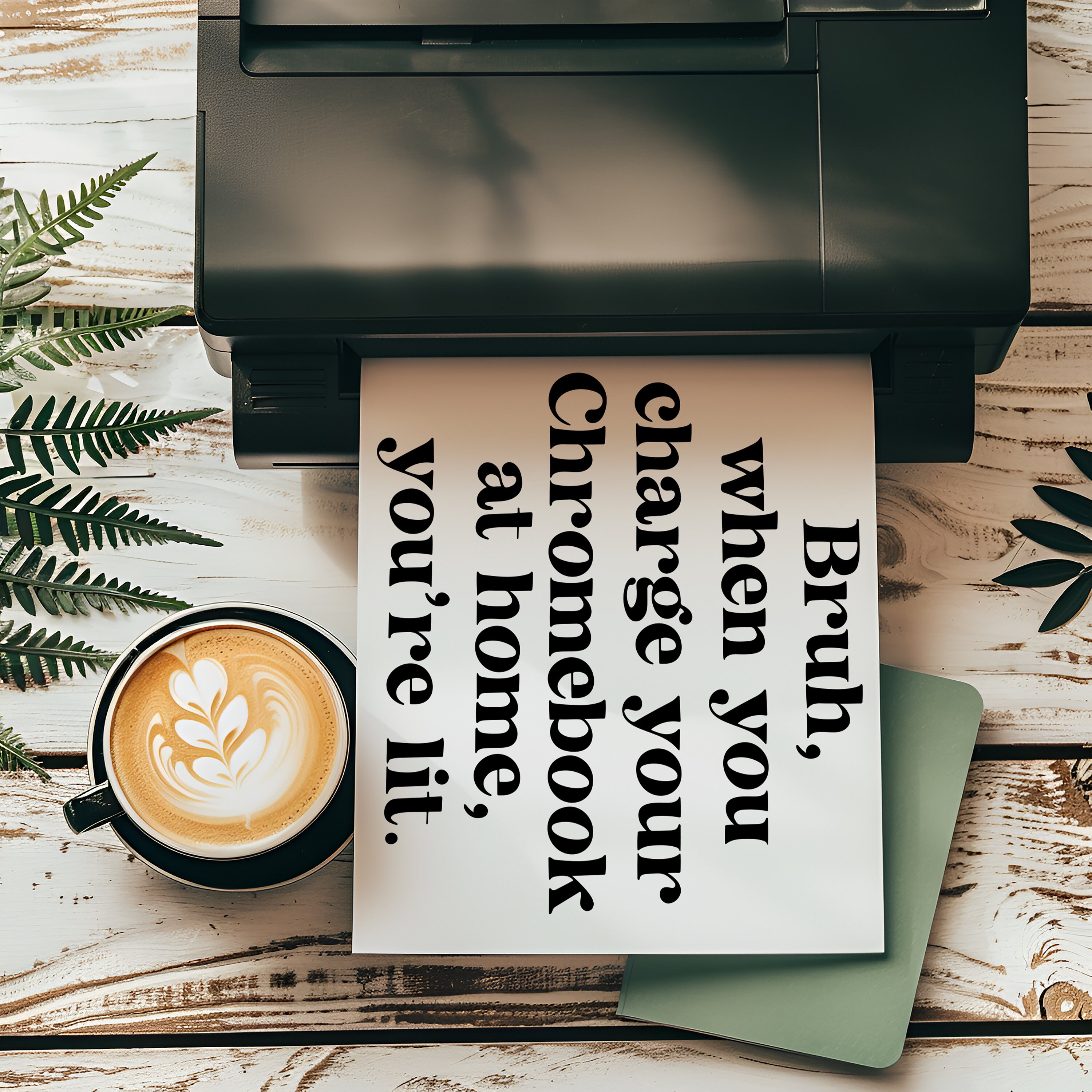 Charge Your Chromebook Sign: Funny Classroom Poster (JPG) - Etsy