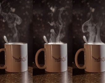 Dampf-/Dampf-Overlays für simulation hot drinks, erstellen Sie sich die Illusion von Heißgetränk in Ihren Fotos