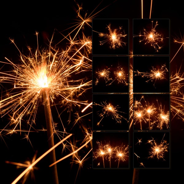 Sparkler Candles Etsy