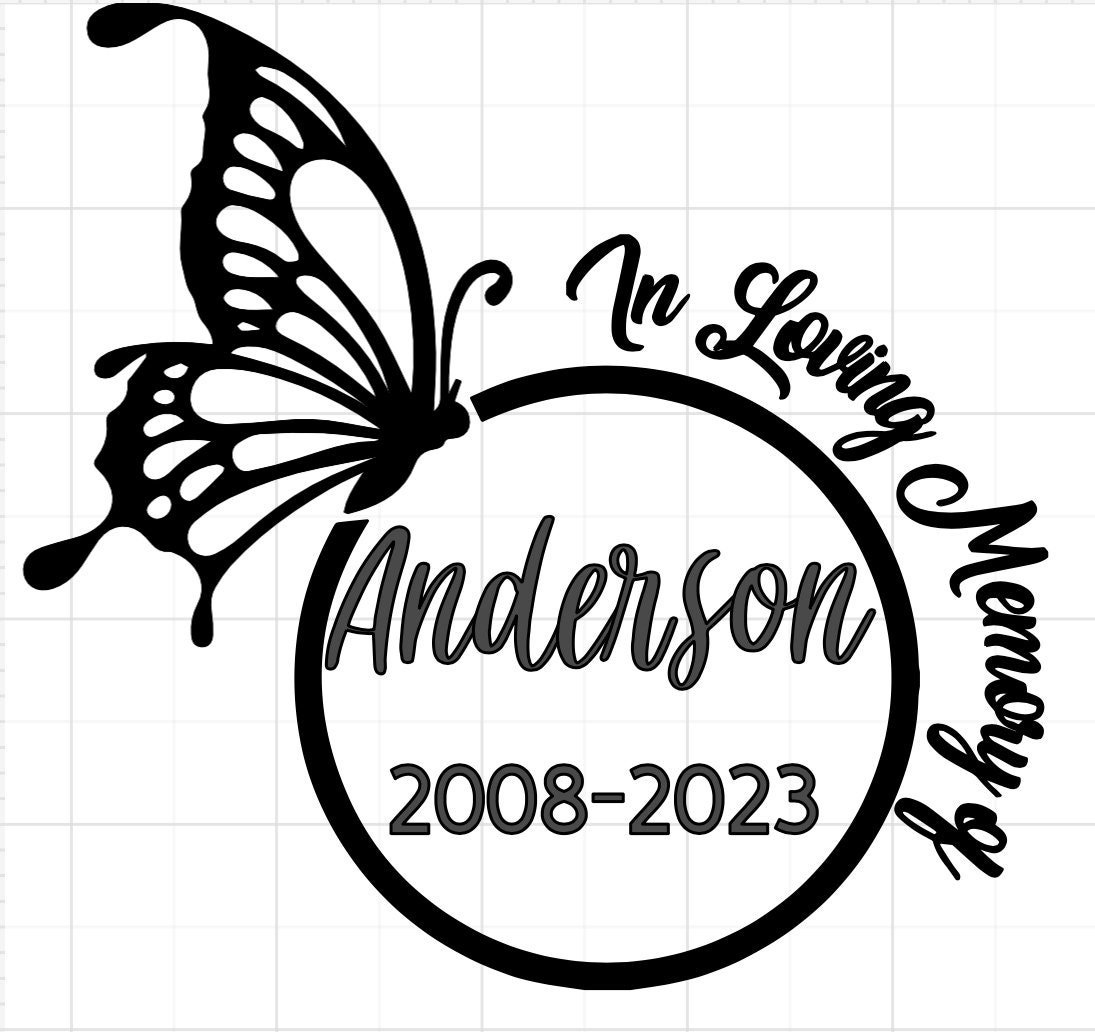 Memorial in Memory of Car Window Decal Sticker Etsy