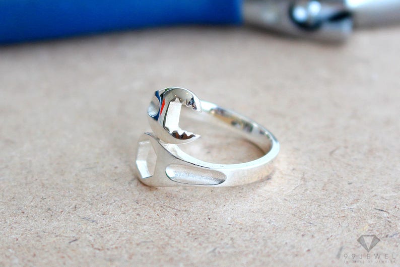 wrench ring sterling silver 92.5/%