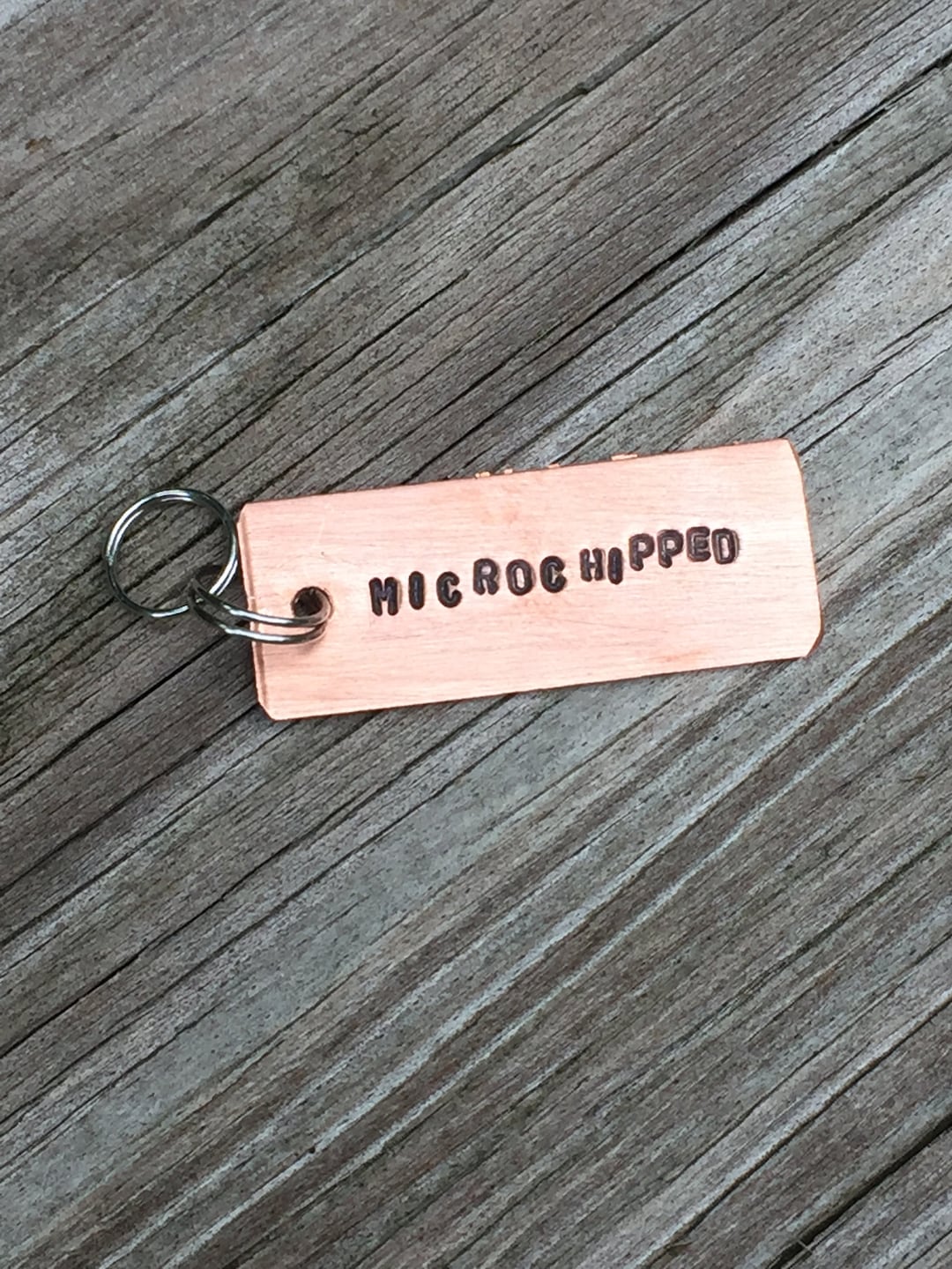 Microchipped 1 1/4 Custom Pet Id Tag Dog Name Tag Microchip Dog Tag