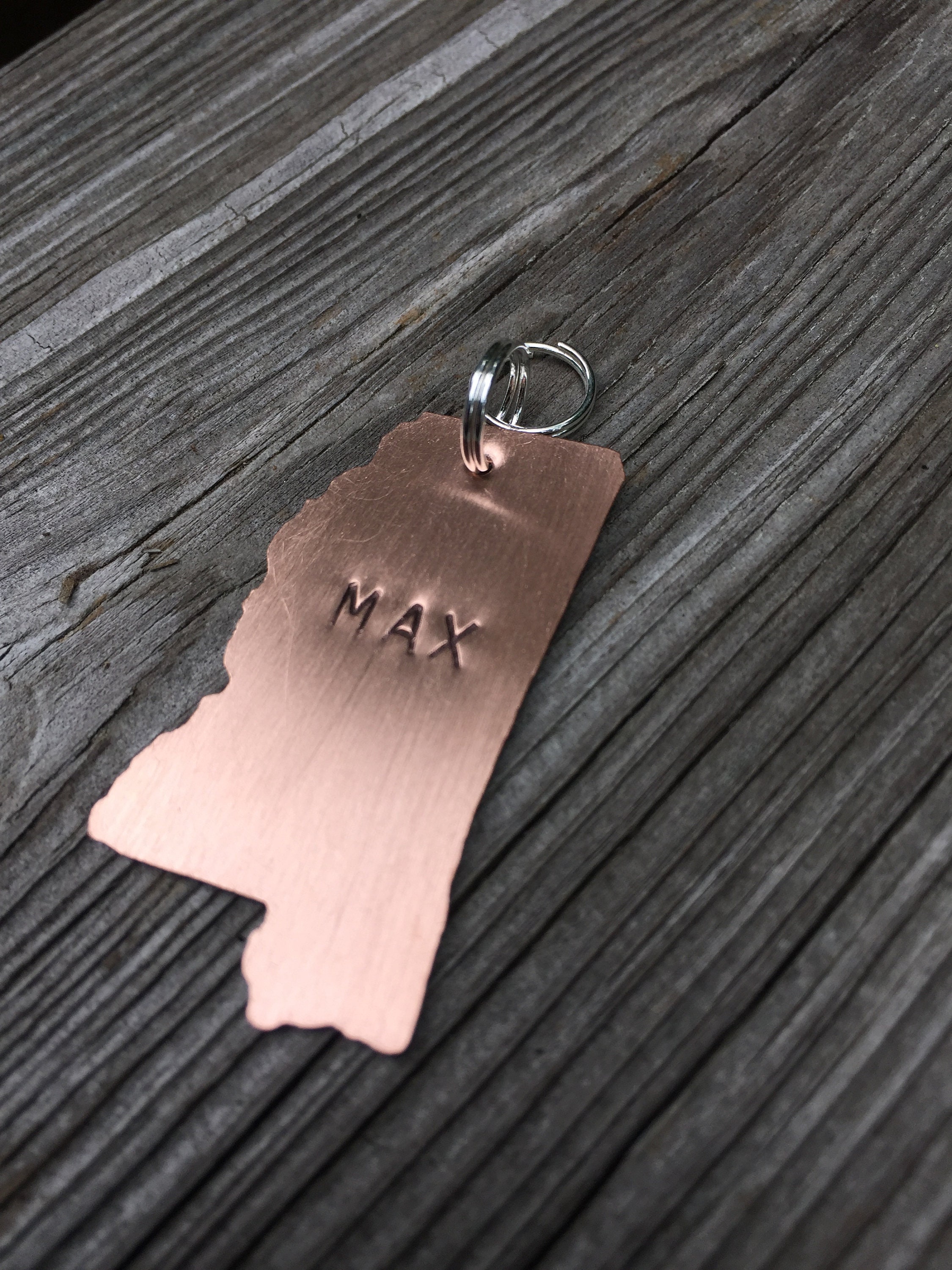 State of Mississippi Or Select Your State Pet Name Tag Etsy