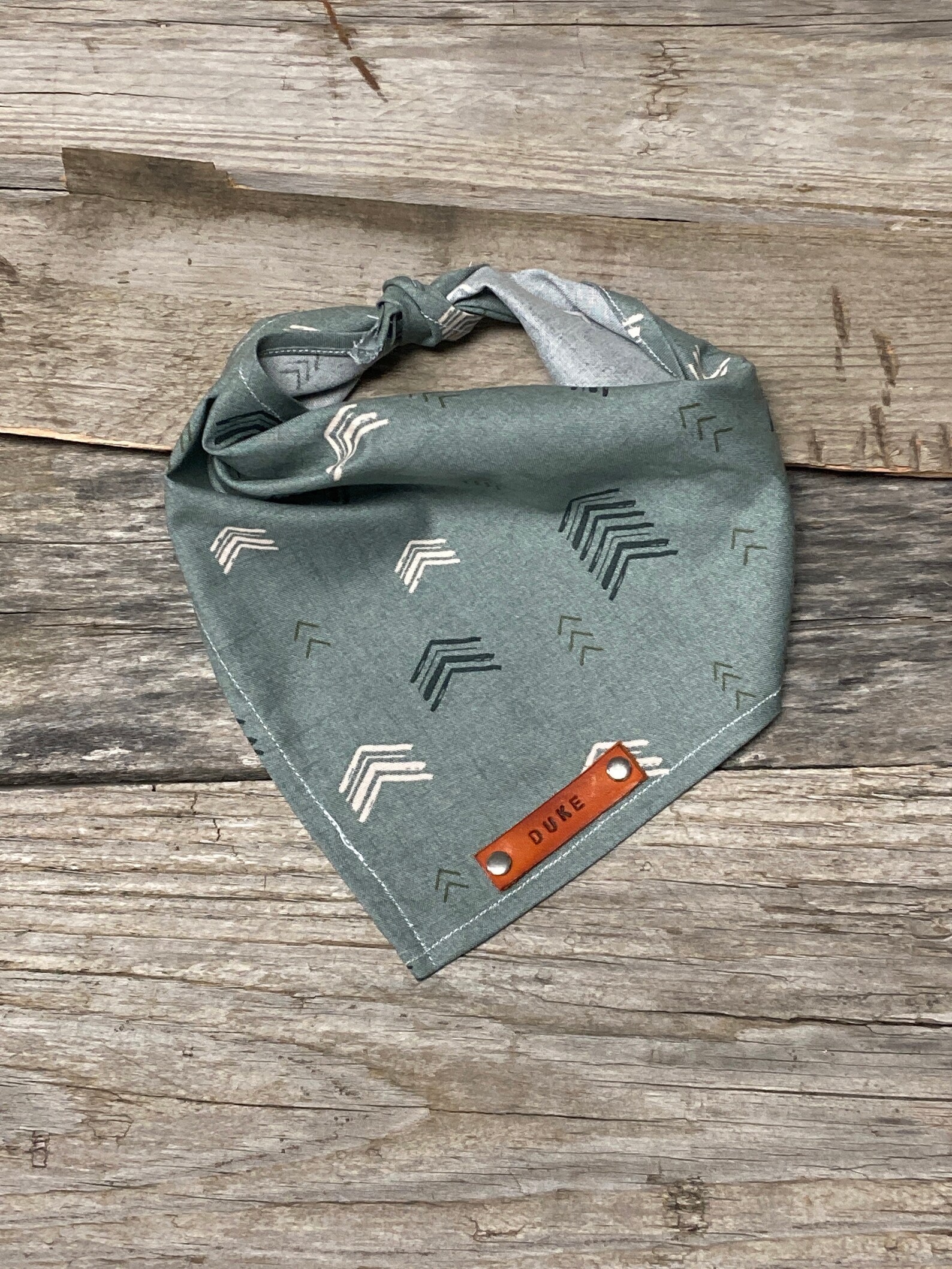 Dog Bandana Green Texture Chevron Dog Bandana Traditional Etsy