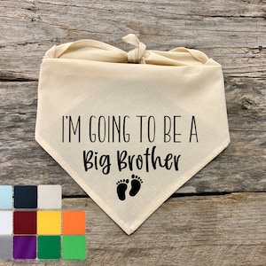 Dog Bandana Pregnancy Announcement Big Brother Dog Bandana, Big Brother Dog Bandana Pregnancy Announcement, Pet Accessories, Pet Supplies