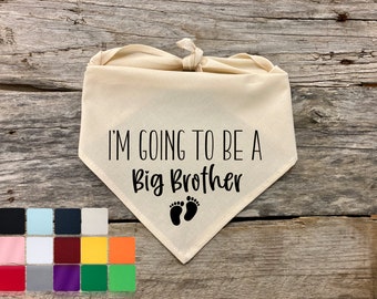 Dog Bandana Pregnancy Announcement Big Brother Dog Bandana, Big Brother Dog Bandana Pregnancy Announcement, Pet Accessories, Pet Supplies