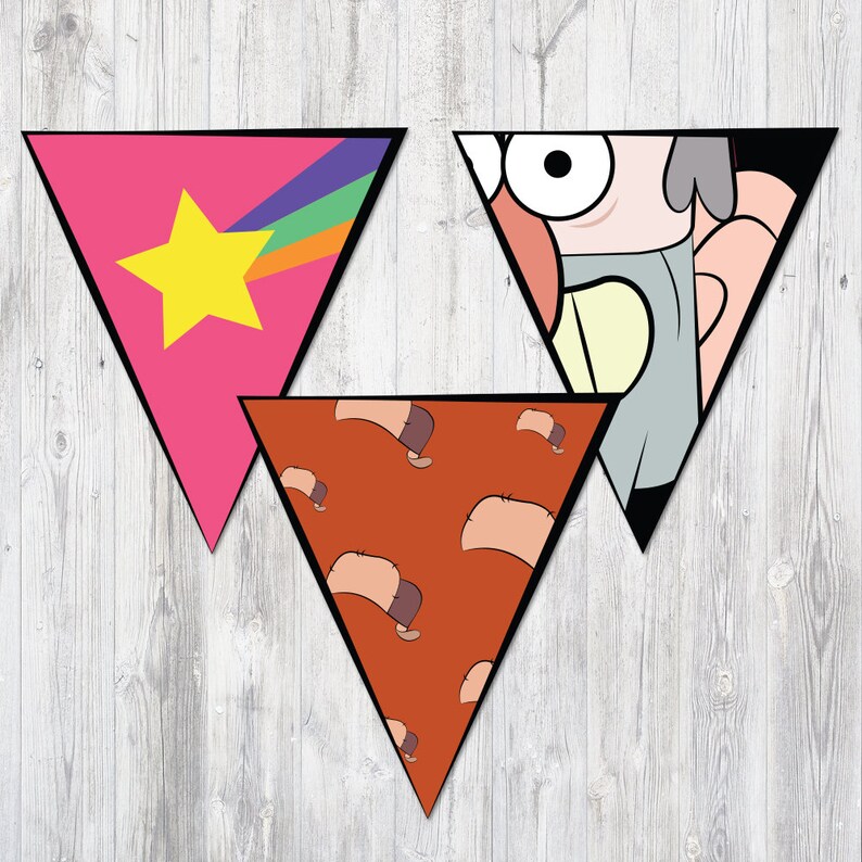 Gravity Falls Inspired Banner for Party Decoration Birthday | Etsy