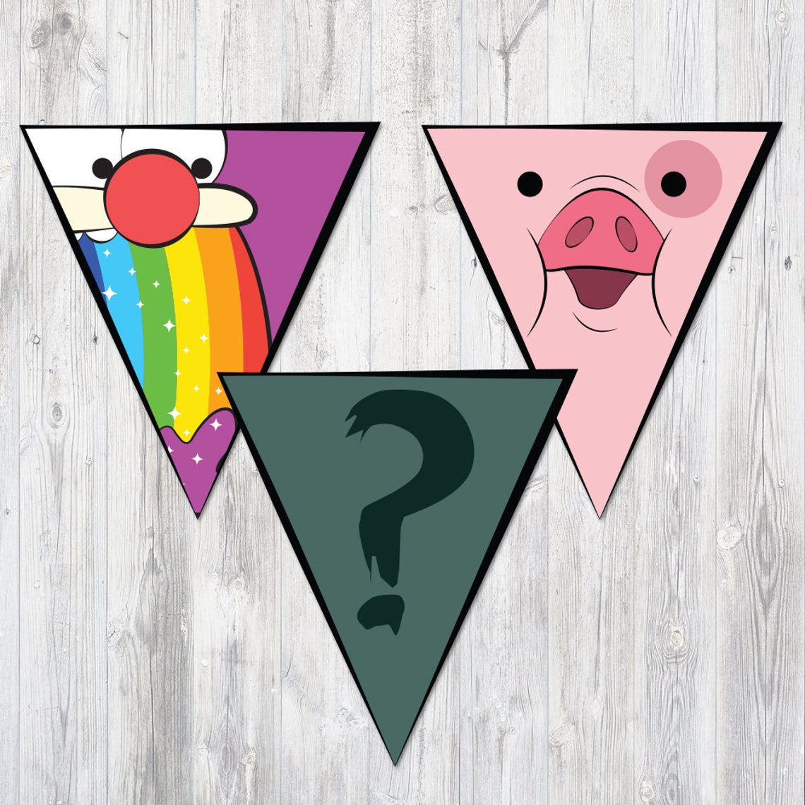 Gravity Falls Inspired Banner for Party Decoration Birthday | Etsy