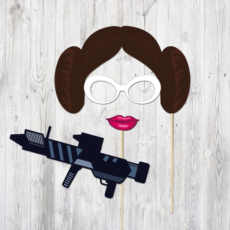 Star Wars Inspired Photo Booth Props Printable Star Wars | Etsy