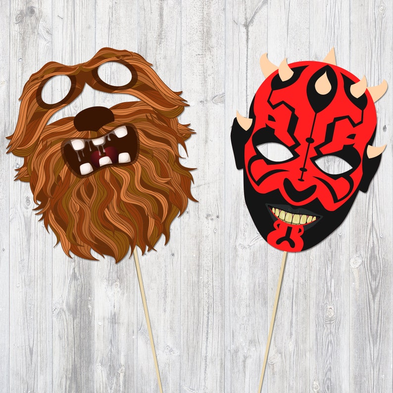 Star Wars Inspired Photo Booth Props Printable Star Wars | Etsy