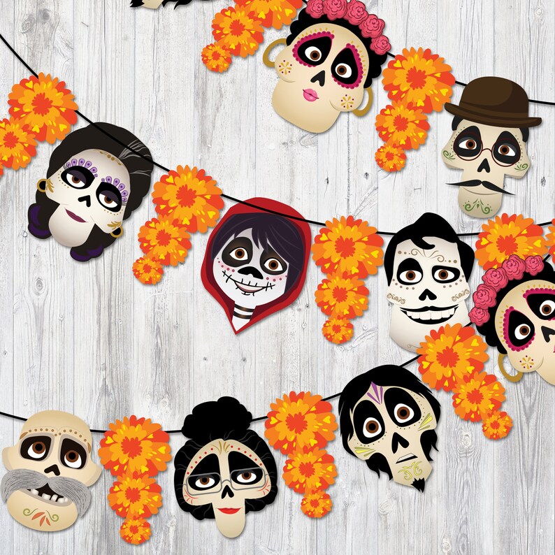 Coco Inspired Banner Printable Birthday Party Decor. Instant | Etsy