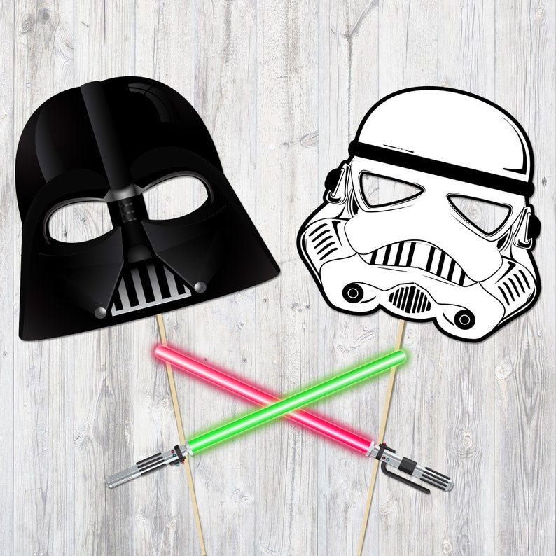 Star Wars Inspired Photo Booth Props Printable Star Wars | Etsy