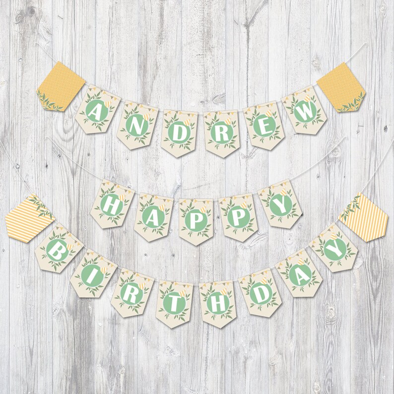 printable alphabet banner letters a to z numbers and etsy