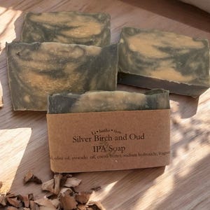 Silver Birch and Oud IPA Soap