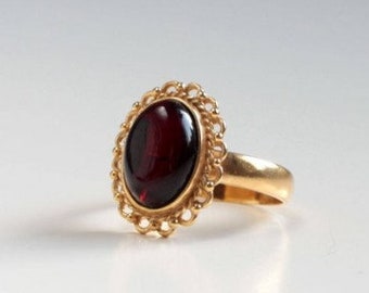 Natural Baltic amber ring